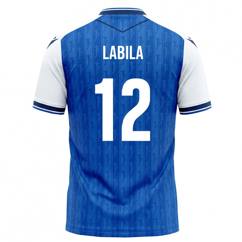 Danxen Criança Camisola Daniel Labila #12 Azul Real Branco Principal 2026/27 Camisa Brasil