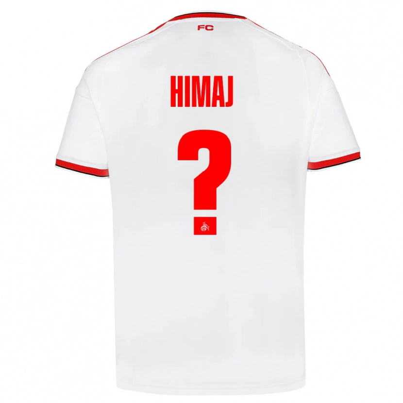 Danxen Criança Camisola Leart Himaj #0 Branco Vermelho Preto Principal 2026/27 Camisa Brasil