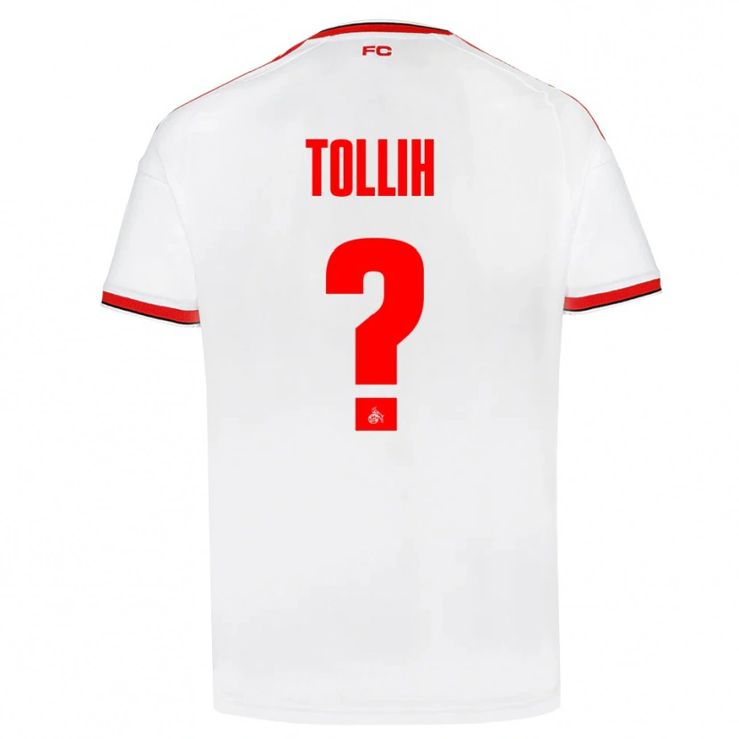 Danxen Criança Camisola Yassin Tollih #0 Branco Vermelho Preto Principal 2026/27 Camisa Brasil