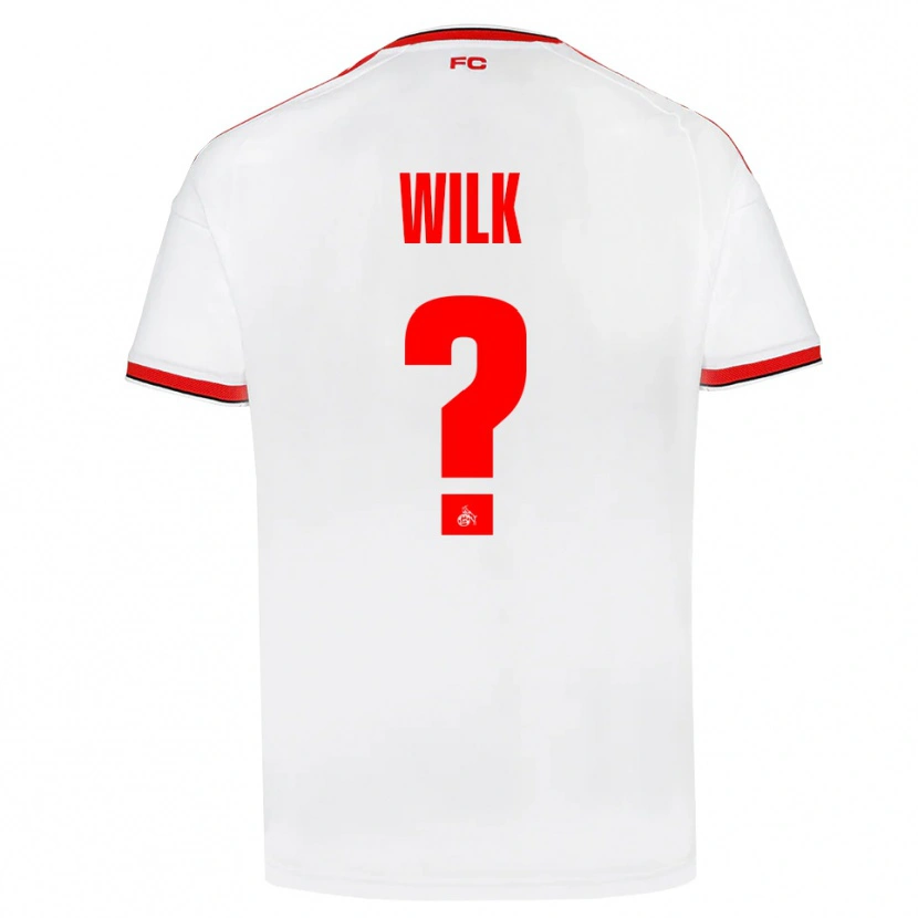 Danxen Criança Camisola Emil Wilk #0 Branco Vermelho Preto Principal 2026/27 Camisa Brasil