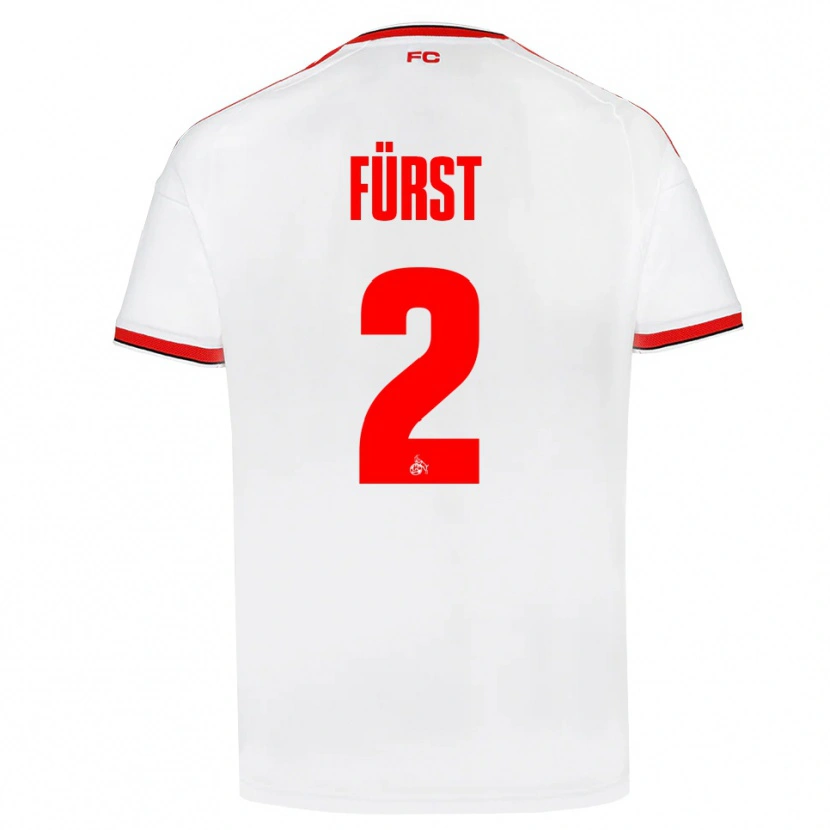 Danxen Criança Camisola David Fürst #2 Branco Vermelho Preto Principal 2026/27 Camisa Brasil