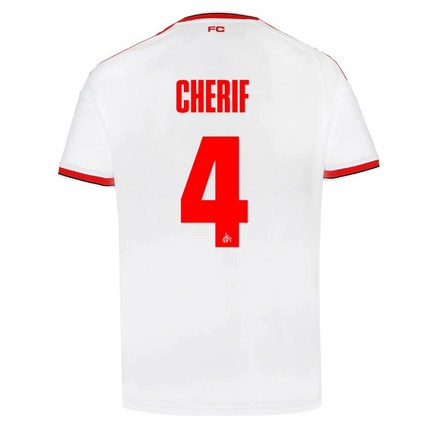 Danxen Criança Camisola Hamed Cherif #4 Branco Vermelho Preto Principal 2026/27 Camisa Brasil