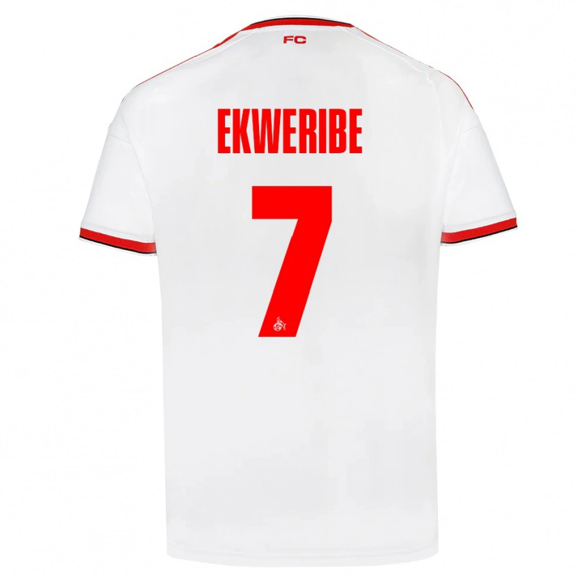Danxen Criança Camisola Kevin Ekweribe #7 Branco Vermelho Preto Principal 2026/27 Camisa Brasil