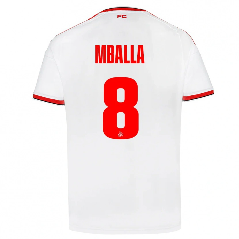 Danxen Criança Camisola Loiks Mballa #8 Branco Vermelho Preto Principal 2026/27 Camisa Brasil