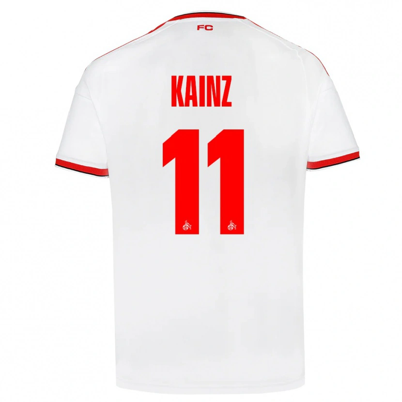 Danxen Criança Camisola Florian Kainz #11 Branco Vermelho Preto Principal 2026/27 Camisa Brasil