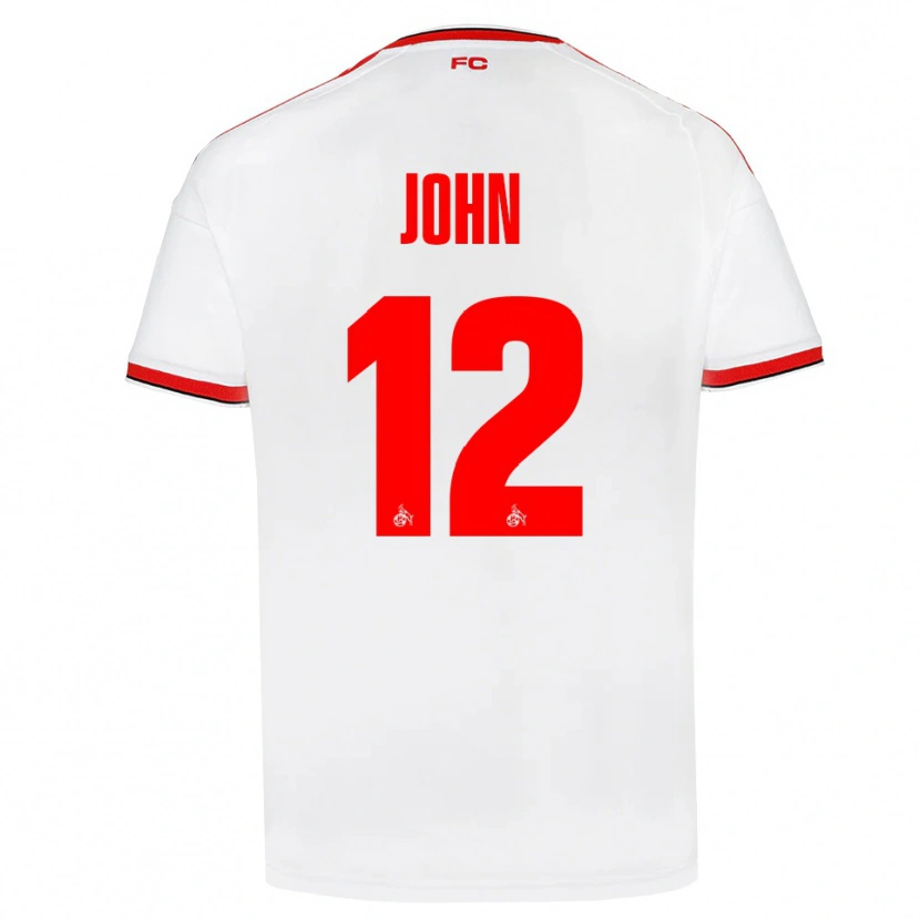 Danxen Criança Camisola Neven John #12 Branco Vermelho Preto Principal 2026/27 Camisa Brasil