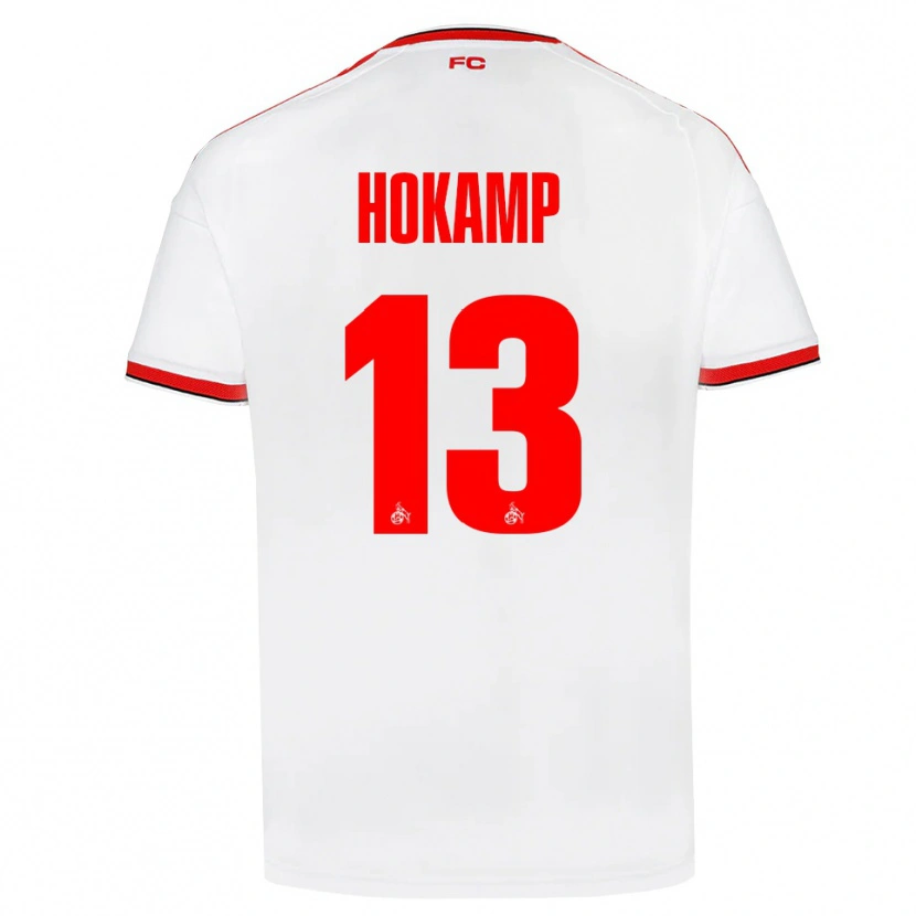 Danxen Criança Camisola Merle Hokamp #13 Branco Vermelho Preto Principal 2026/27 Camisa Brasil