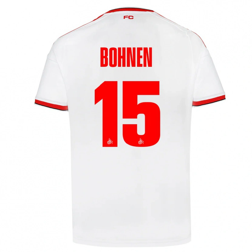 Danxen Criança Camisola Bohnen #15 Branco Vermelho Preto Principal 2026/27 Camisa Brasil