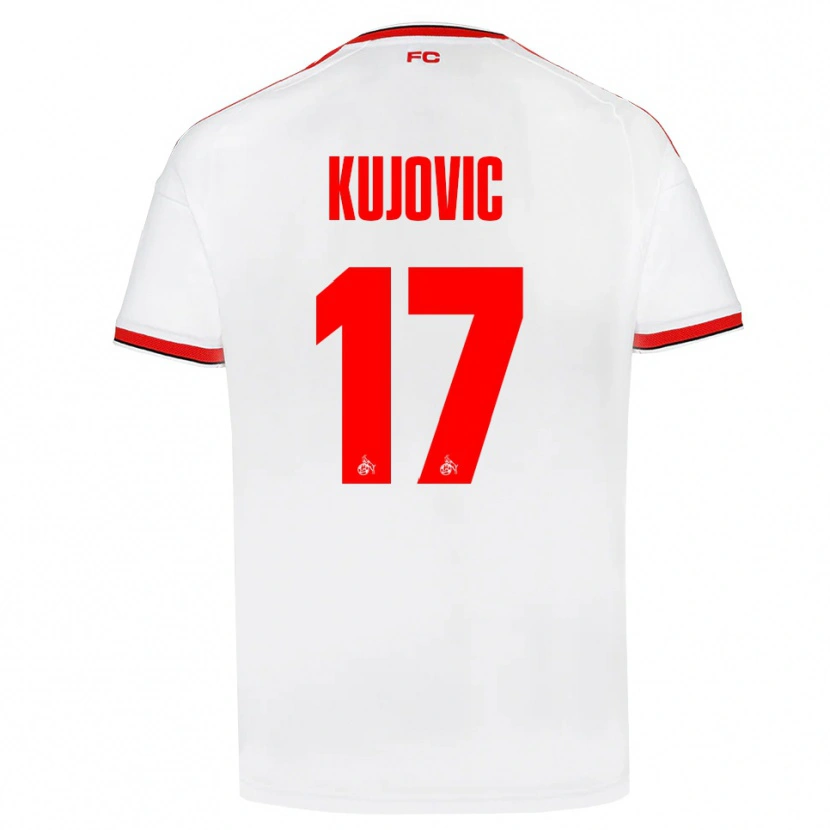 Danxen Criança Camisola Emin Kujovic #17 Branco Vermelho Preto Principal 2026/27 Camisa Brasil