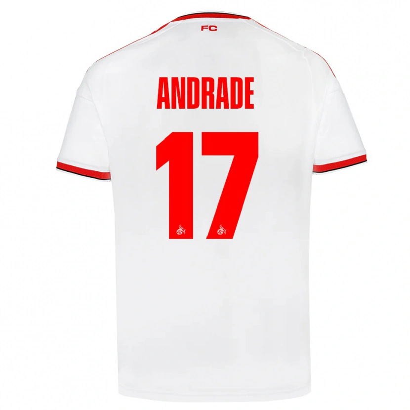 Danxen Criança Camisola Lydia Andrade #17 Branco Vermelho Preto Principal 2026/27 Camisa Brasil