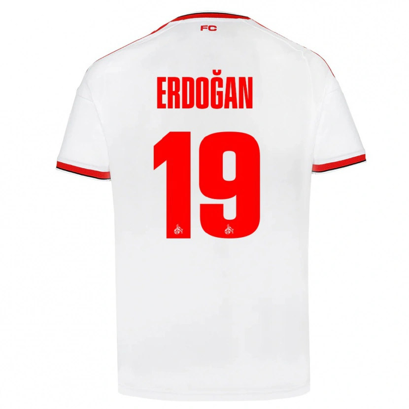Danxen Criança Camisola Eymen Erdoğan #19 Branco Vermelho Preto Principal 2026/27 Camisa Brasil
