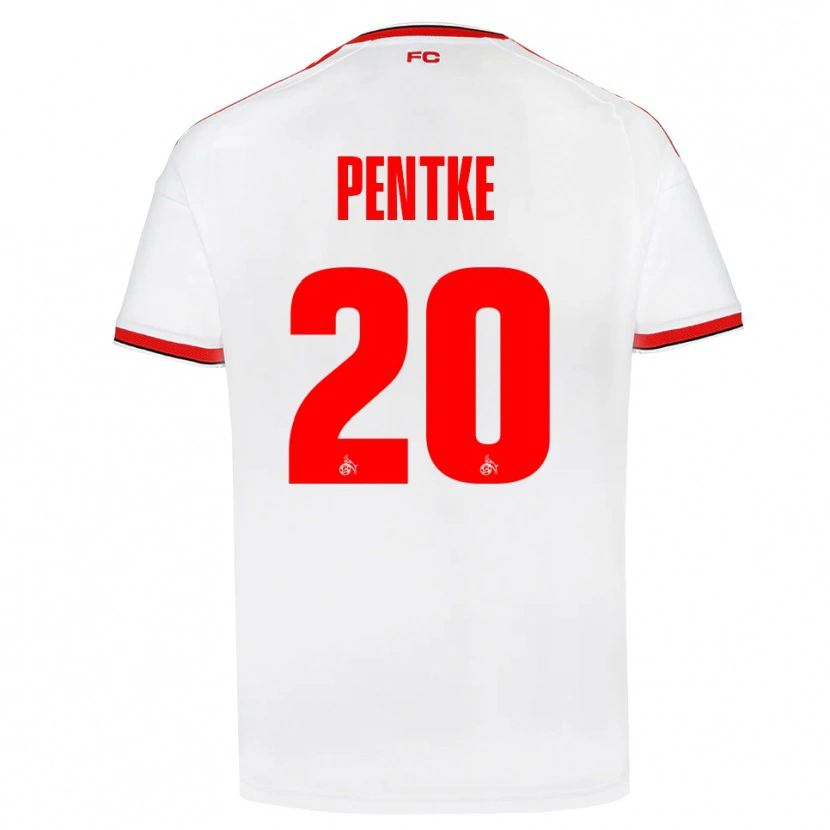Danxen Criança Camisola Philipp Pentke #20 Branco Vermelho Preto Principal 2026/27 Camisa Brasil