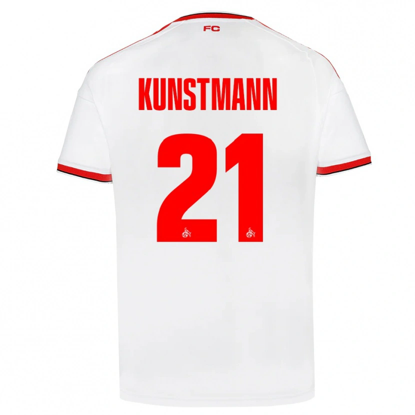 Danxen Criança Camisola Jonas Kunstmann #21 Branco Vermelho Preto Principal 2026/27 Camisa Brasil