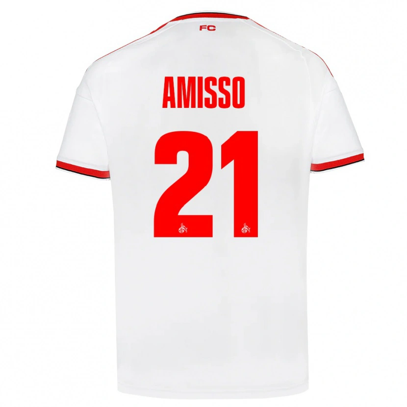 Danxen Criança Camisola Gabriel Amisso #21 Branco Vermelho Preto Principal 2026/27 Camisa Brasil