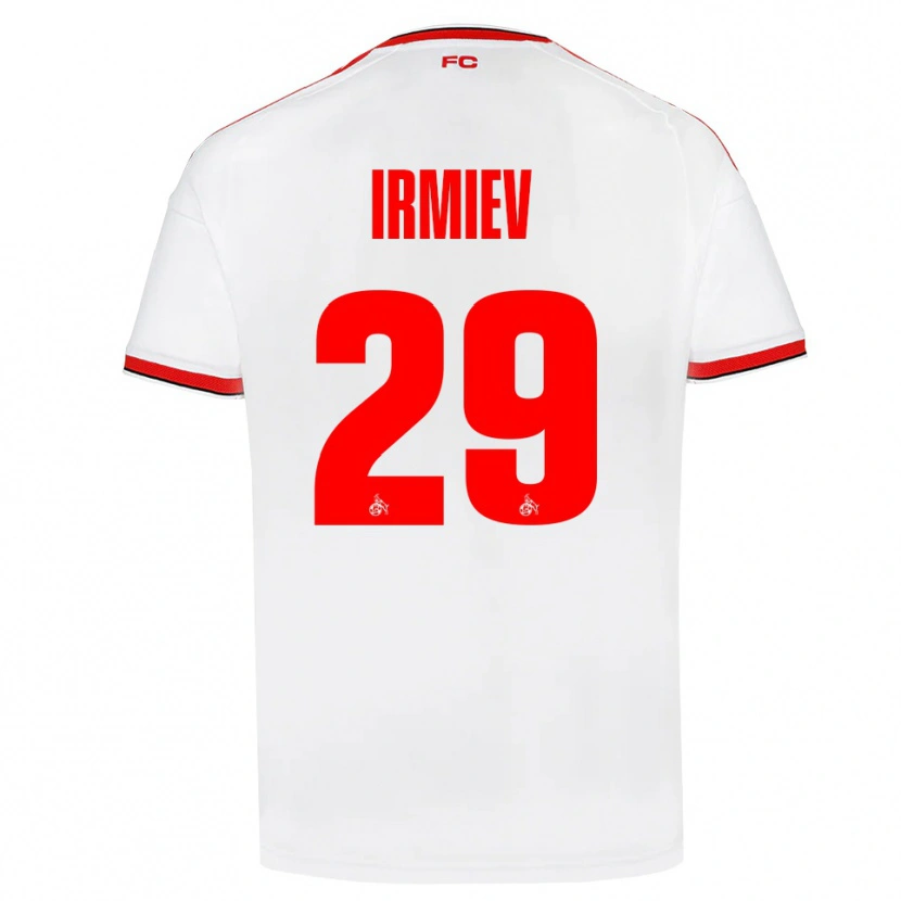 Danxen Criança Camisola Kristiyan Irmiev #29 Branco Vermelho Preto Principal 2026/27 Camisa Brasil