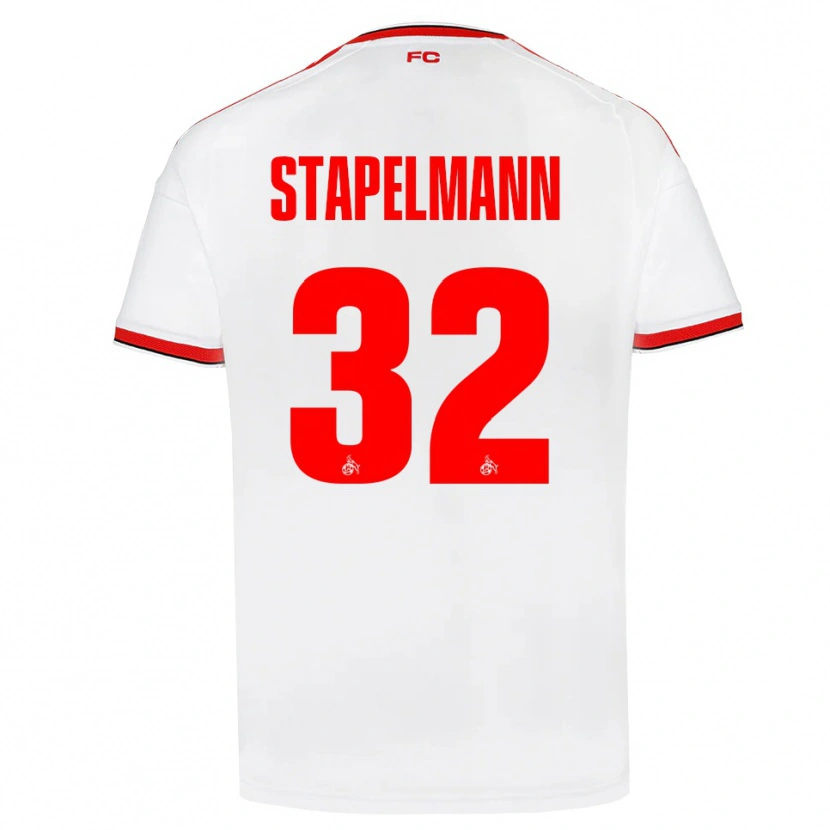 Danxen Criança Camisola Luis Stapelmann #32 Branco Vermelho Preto Principal 2026/27 Camisa Brasil