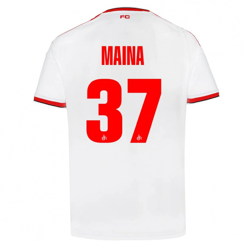Danxen Criança Camisola Linton Maina #37 Branco Vermelho Preto Principal 2026/27 Camisa Brasil