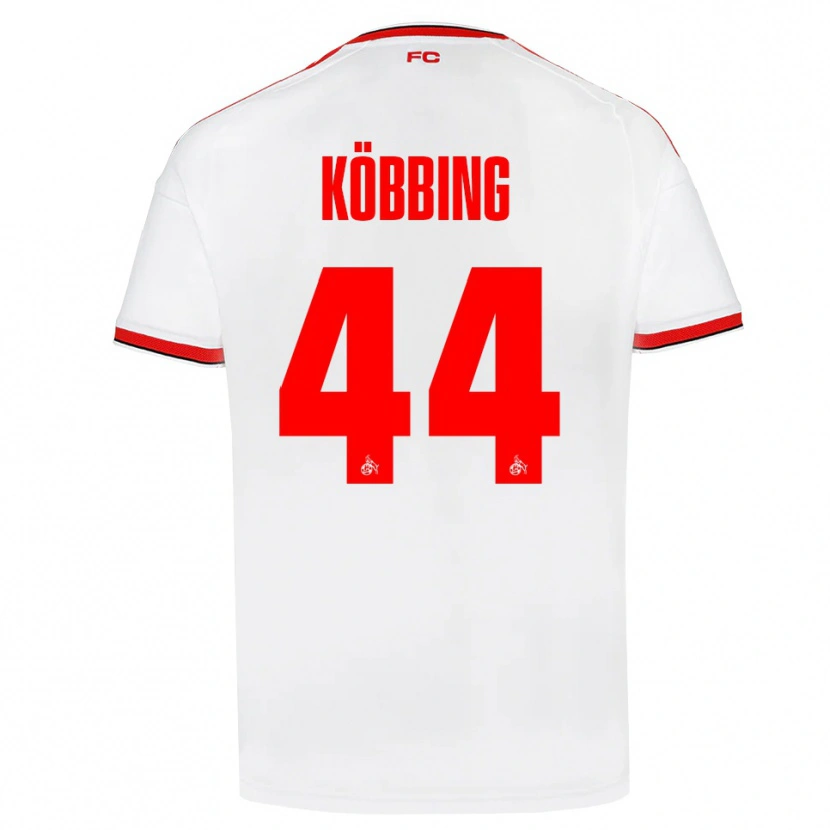 Danxen Criança Camisola Matthias Köbbing #44 Branco Vermelho Preto Principal 2026/27 Camisa Brasil