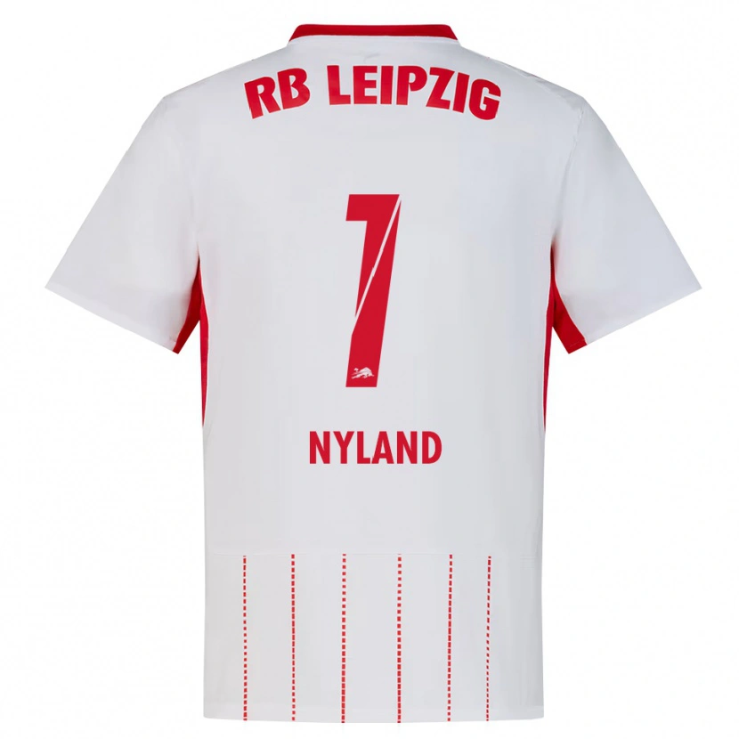 Danxen Criança Camisola Ørjan Nyland #1 Vermelho Branco Amarelo Principal 2026/27 Camisa Brasil