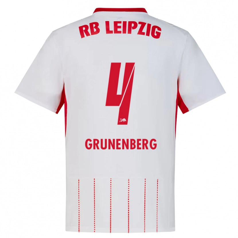 Danxen Criança Camisola Rucy Grunenberg #4 Vermelho Branco Amarelo Principal 2026/27 Camisa Brasil
