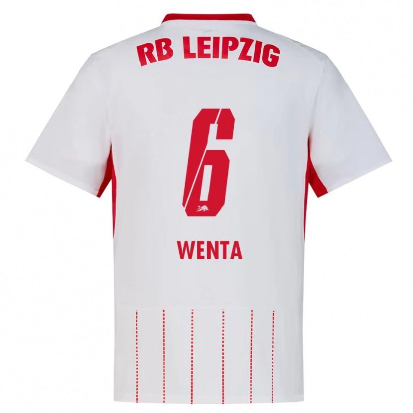 Danxen Criança Camisola Julian Wenta #6 Vermelho Branco Amarelo Principal 2026/27 Camisa Brasil