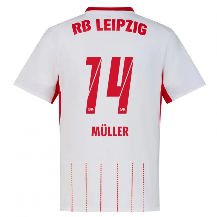 Danxen Criança Camisola Hannes Müller #14 Vermelho Branco Amarelo Principal 2026/27 Camisa Brasil