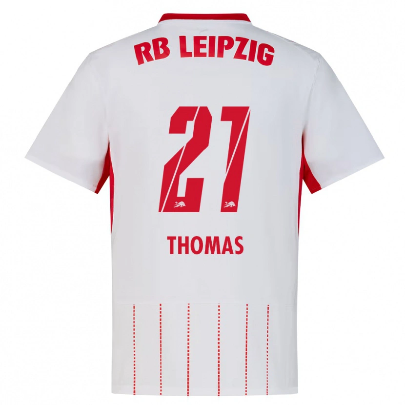 Danxen Criança Camisola Ayodele Thomas #21 Vermelho Branco Amarelo Principal 2026/27 Camisa Brasil
