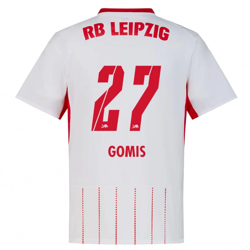 Danxen Criança Camisola Tidiam Gomis #27 Vermelho Branco Amarelo Principal 2026/27 Camisa Brasil