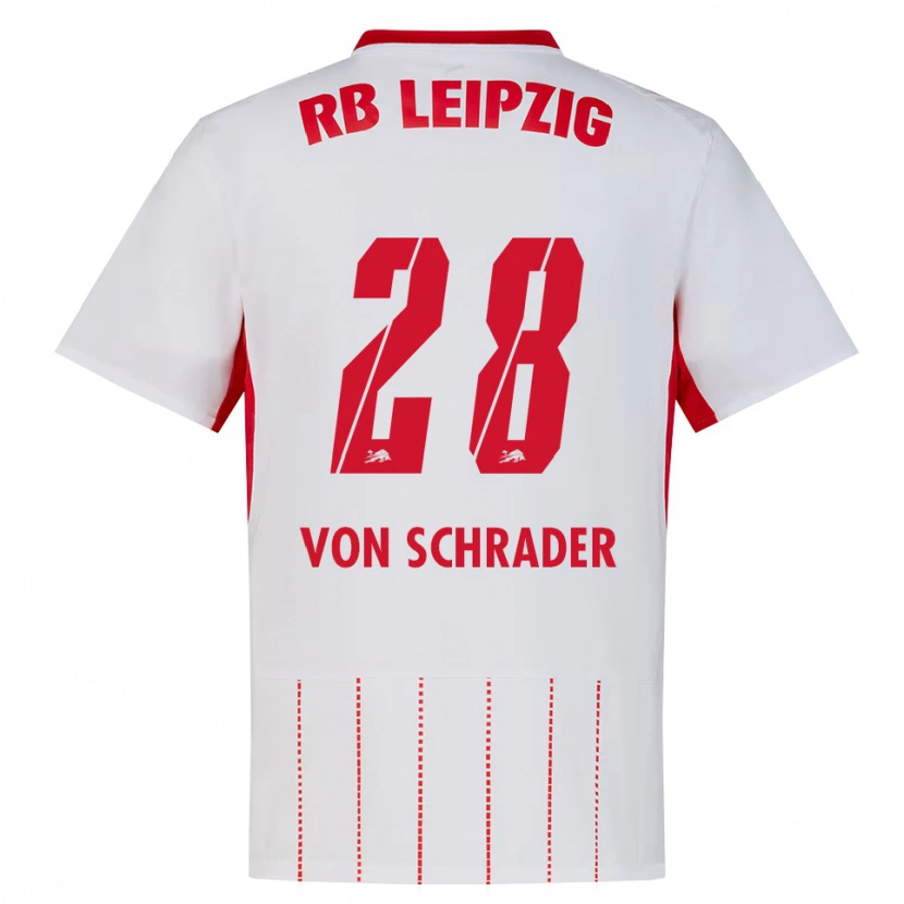 Danxen Criança Camisola Lina Von Schrader #28 Vermelho Branco Amarelo Principal 2026/27 Camisa Brasil