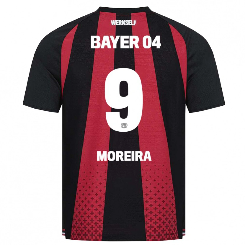 Danxen Criança Camisola Afonso Moreira #9 Preto Branco Vermelho Principal 2026/27 Camisa Brasil