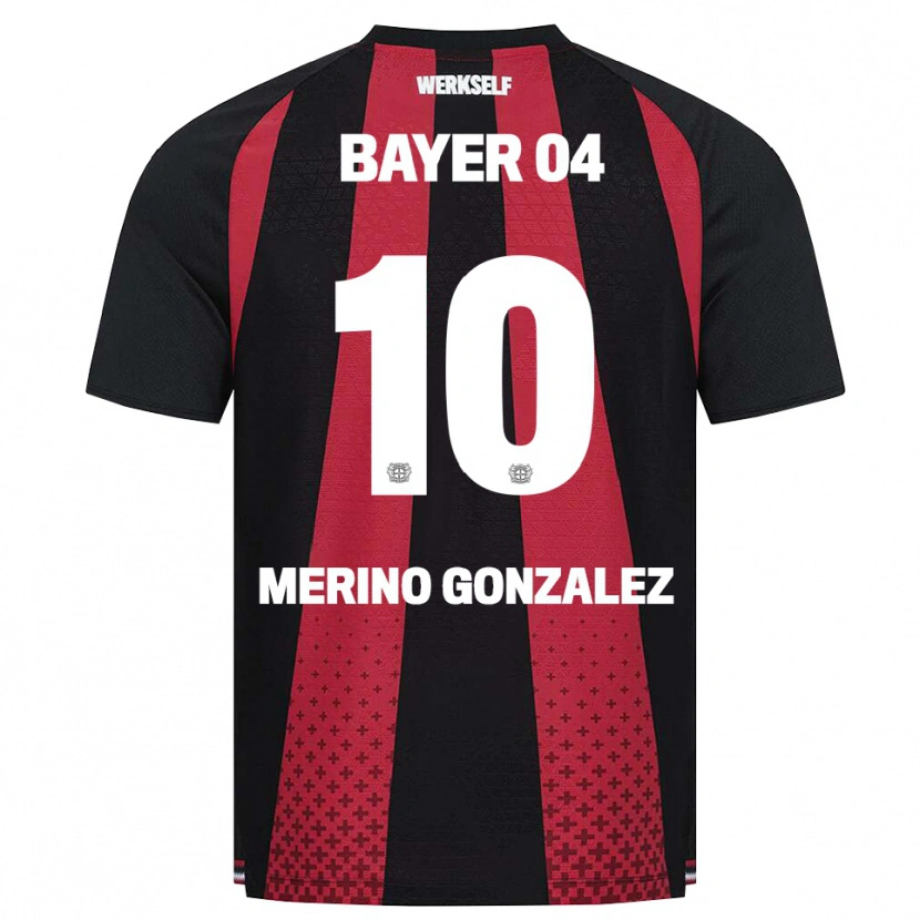 Danxen Criança Camisola Estrella Merino Gonzalez #10 Preto Branco Vermelho Principal 2026/27 Camisa Brasil