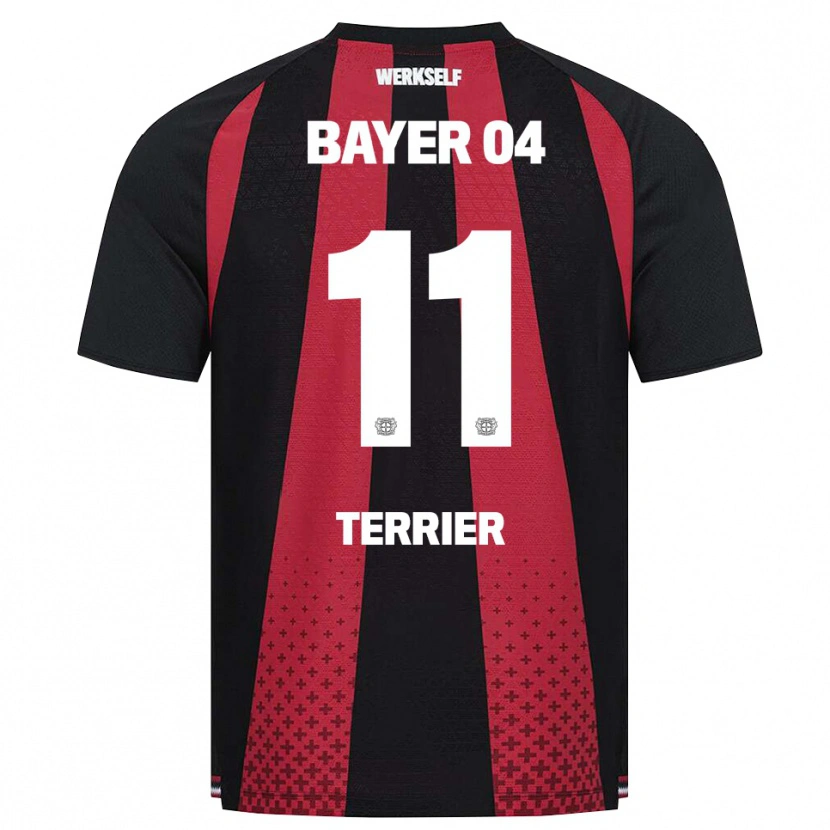 Danxen Criança Camisola Martin Terrier #11 Preto Branco Vermelho Principal 2026/27 Camisa Brasil