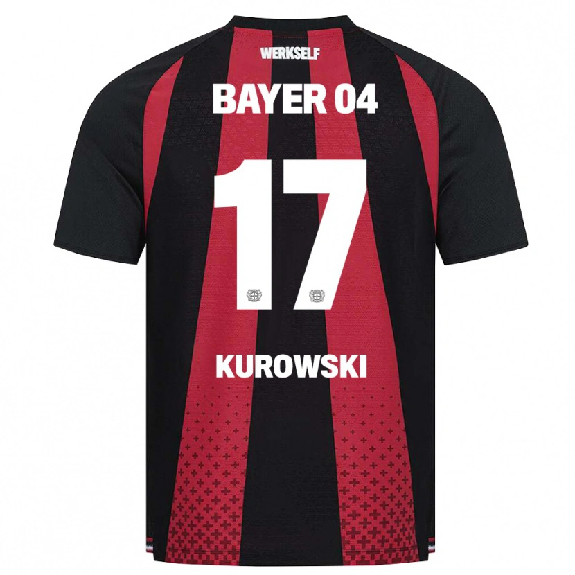 Danxen Criança Camisola Julien Kurowski #17 Preto Branco Vermelho Principal 2026/27 Camisa Brasil
