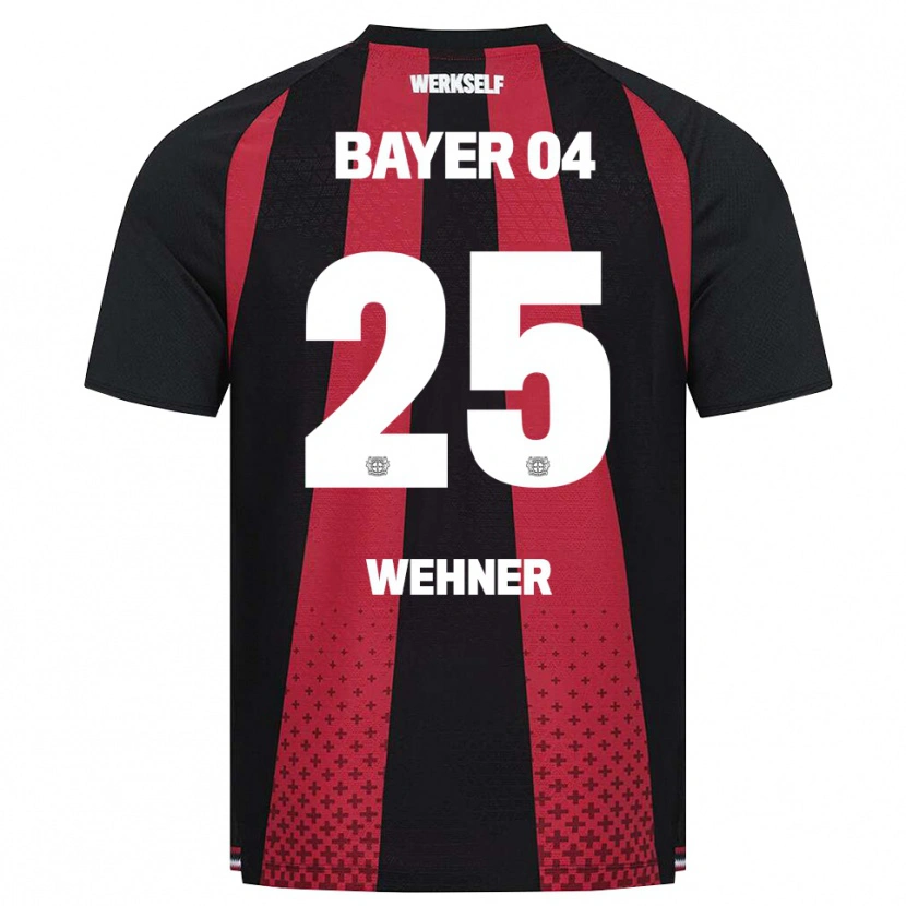 Danxen Criança Camisola Luca Wehner #25 Preto Branco Vermelho Principal 2026/27 Camisa Brasil