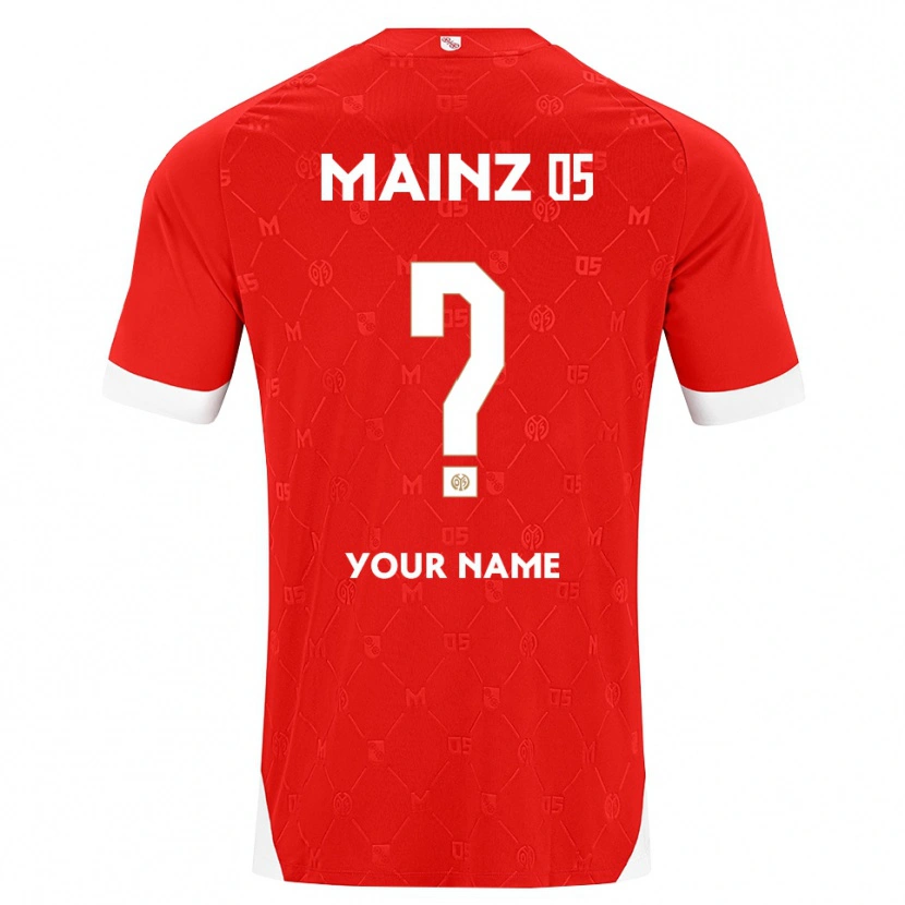 Danxen Criança Camisola Seu Nome #0 Vermelho Branco Principal 2026/27 Camisa Brasil