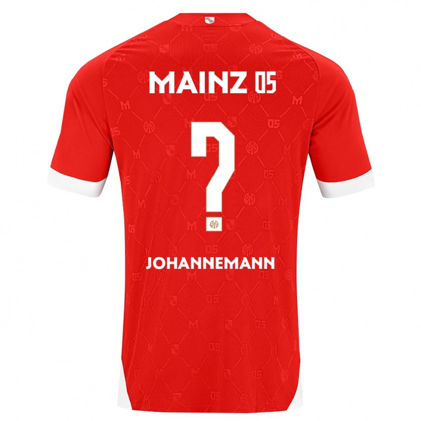 Danxen Criança Camisola Simon Johannemann #0 Vermelho Branco Principal 2026/27 Camisa Brasil