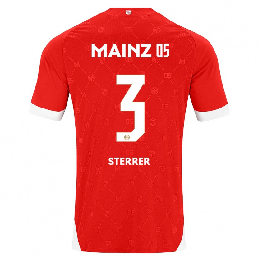 Danxen Criança Camisola Miriam Sterrer #3 Vermelho Branco Principal 2026/27 Camisa Brasil