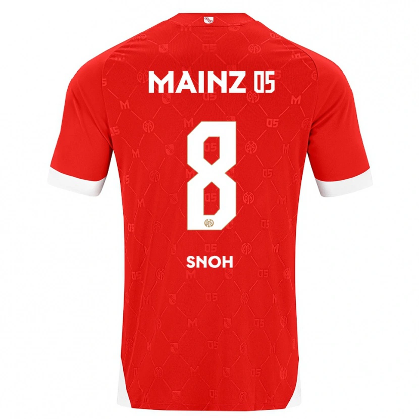Danxen Criança Camisola Denton Snoh #8 Vermelho Branco Principal 2026/27 Camisa Brasil