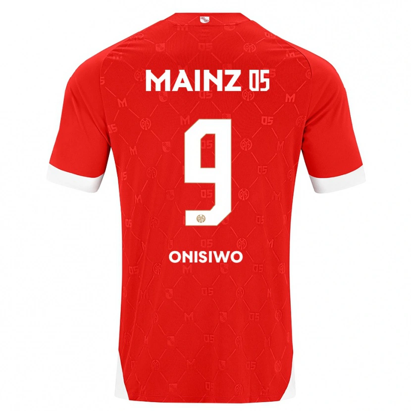 Danxen Criança Camisola Karim Onisiwo #9 Vermelho Branco Principal 2026/27 Camisa Brasil
