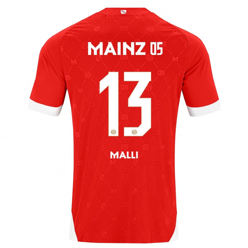 Danxen Criança Camisola Yunus Mallı #13 Vermelho Branco Principal 2026/27 Camisa Brasil