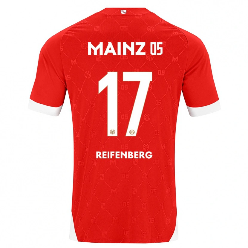 Danxen Criança Camisola Michelle Reifenberg #17 Vermelho Branco Principal 2026/27 Camisa Brasil