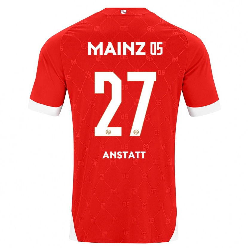 Danxen Criança Camisola Nadine Anstatt #27 Vermelho Branco Principal 2026/27 Camisa Brasil