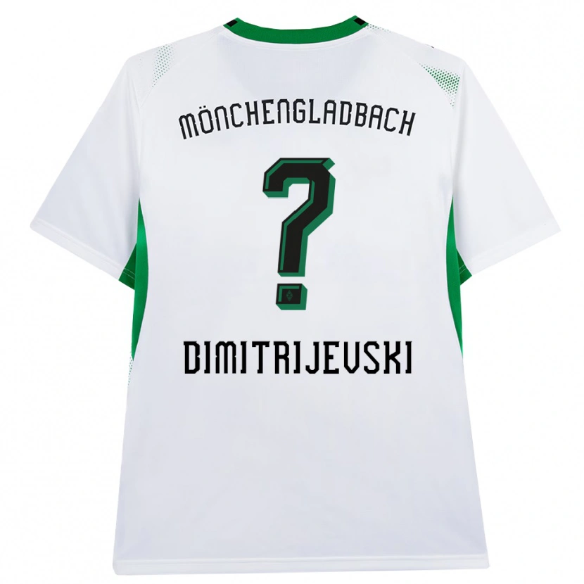 Danxen Criança Camisola Maximilian Dimitrijevski #0 Branco Verde Preto Principal 2026/27 Camisa Brasil