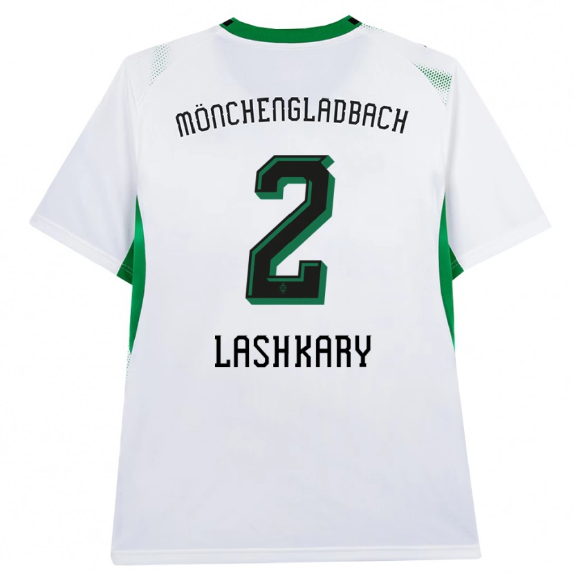 Danxen Criança Camisola Roman Lashkary #2 Branco Verde Preto Principal 2026/27 Camisa Brasil