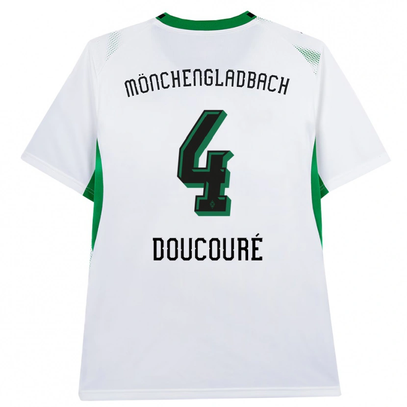 Danxen Criança Camisola Mamadou Doucoure #4 Branco Verde Preto Principal 2026/27 Camisa Brasil