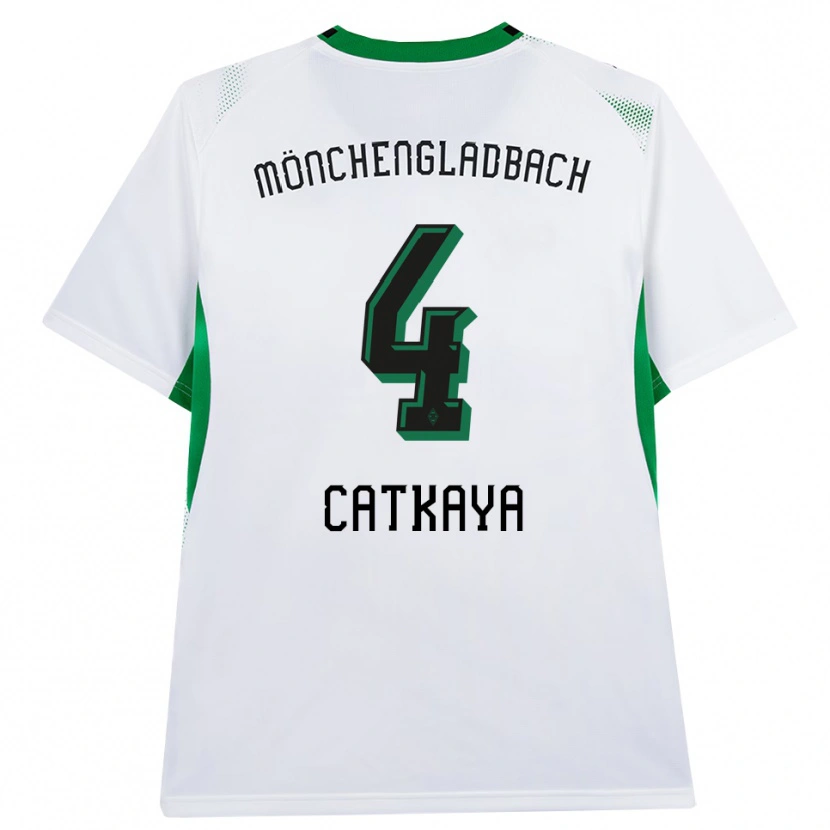 Danxen Criança Camisola Talha Catkaya #4 Branco Verde Preto Principal 2026/27 Camisa Brasil