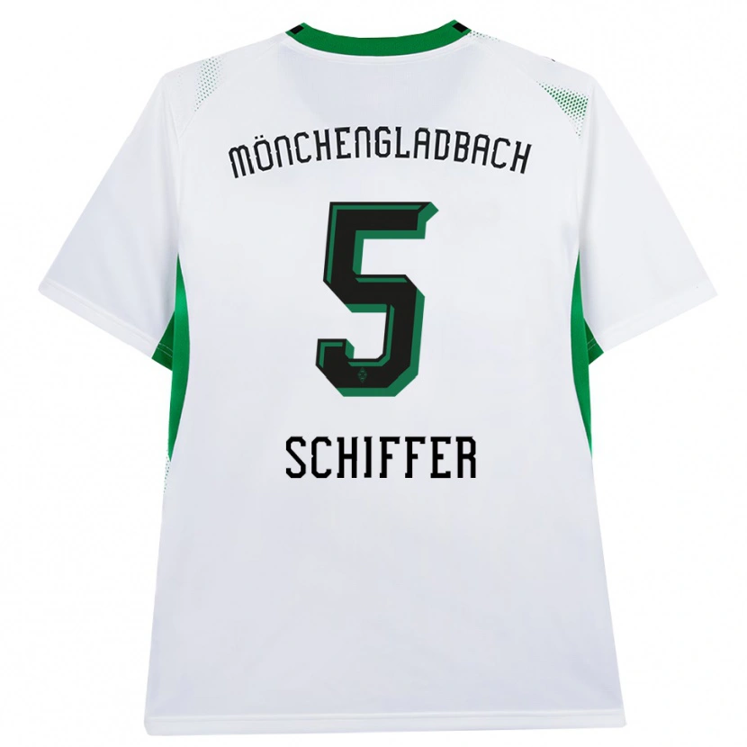 Danxen Criança Camisola Ben Schiffer #5 Branco Verde Preto Principal 2026/27 Camisa Brasil