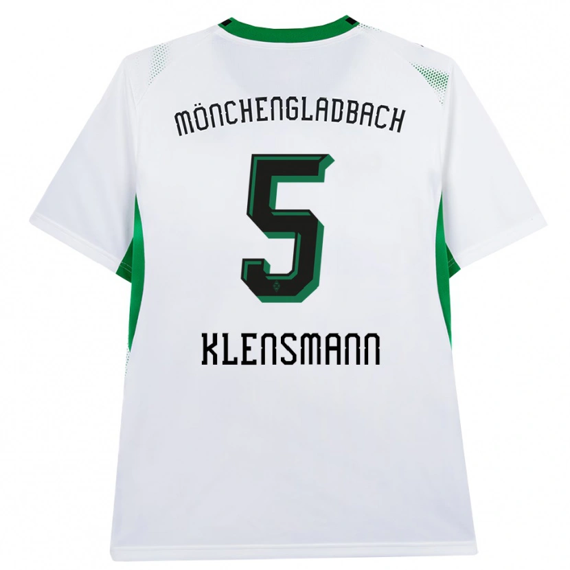 Danxen Criança Camisola Paula Klensmann #5 Branco Verde Preto Principal 2026/27 Camisa Brasil