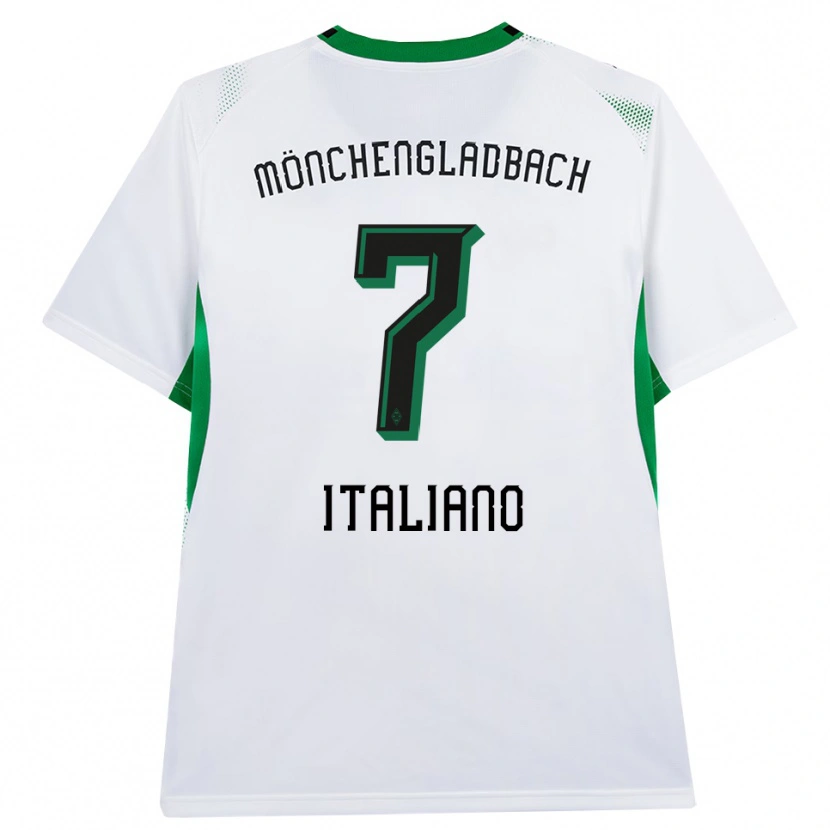 Danxen Criança Camisola Jacob Italiano #7 Branco Verde Preto Principal 2026/27 Camisa Brasil