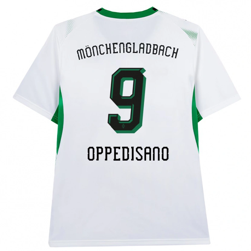 Danxen Criança Camisola Valentina Oppedisano #9 Branco Verde Preto Principal 2026/27 Camisa Brasil